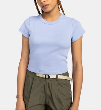 T-shirt ajusté Yarnhill en coton - Element - Bleu clair