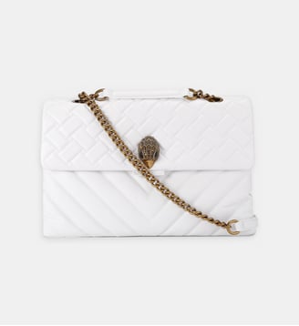 Sac à main XXL Kensington en cuir - Kurt Geiger London - Blanc