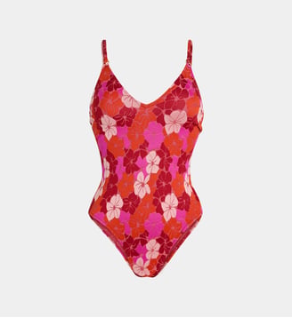 Maillot de bain 1 pièce à motif fleuri - Chichi Castelnango - Freesia
