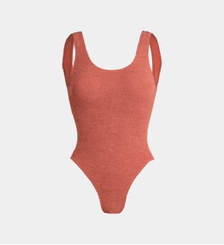Maillot de bain 1 pièce Riva gaufré - Sorbet Island - Framboise