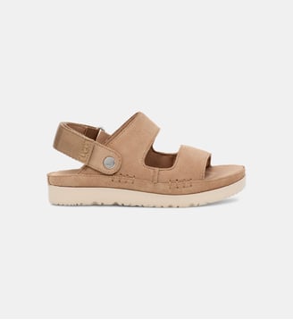 Sandales plates multi-brides en daim - Ugg - Sable