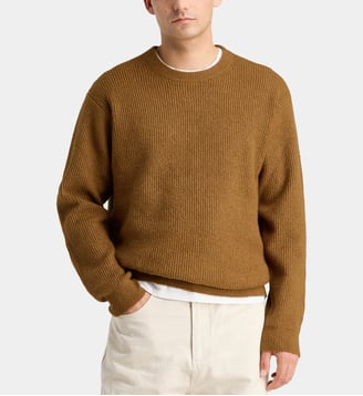 Pull Ross en coton - Galeries Lafayette - Marron chesnut