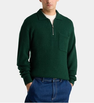 Pull Rolark en laine - Galeries Lafayette - Vert anglais