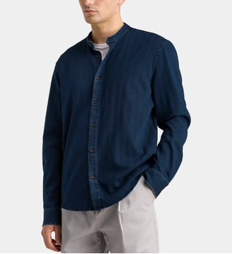 Chemise droite Raonim en denim de coton - Galeries Lafayette - Brut