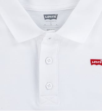 Polo droit signature  - Levi's Kids - Blanc