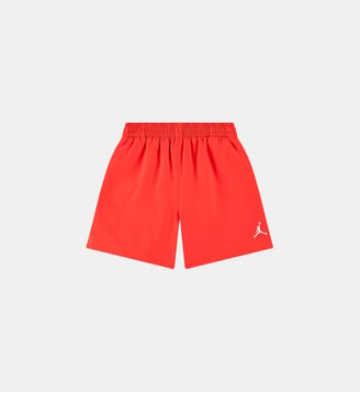 Short droit nylon fluide logo - Jordan - Rouge