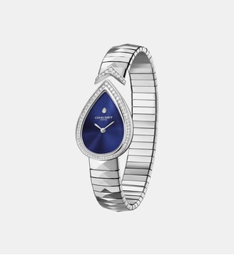 Montre en acier et diamants - Chaumet - Acier