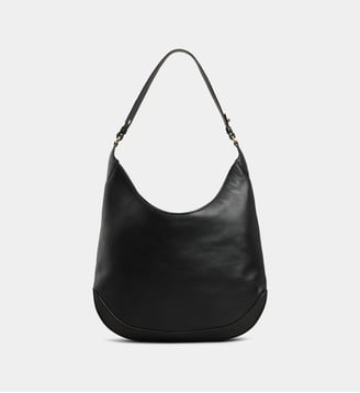 Sac à main Louise en cuir - Galeries Lafayette - Noir
