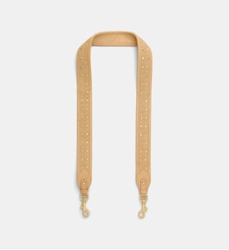 Bandoulière de sac Anouck Clous en cuir - Galeries Lafayette - Beige sable