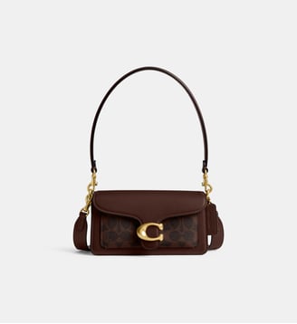Sac à main Tabby cuir - Coach - Marron foncé
