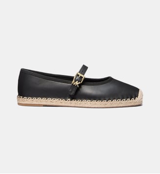 Espadrilles Lynn en cuir - Michael Kors - Noir