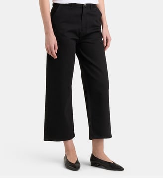 Jean flare court Blake New coton bio - Galeries Lafayette - Noir