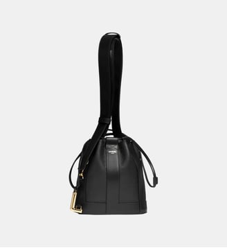 Sac seau Elles S en cuir - Lancel - Noir
