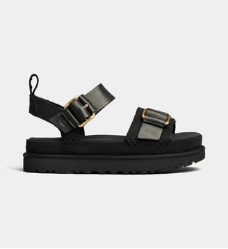 Sandals Goldenstar Villa nubuck - Ugg - Noir