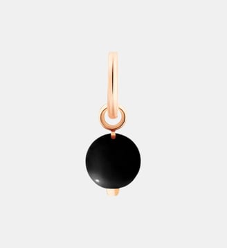 Pendentif - Tiny bead en or rose et onyx - Ginette Ny - Onyx