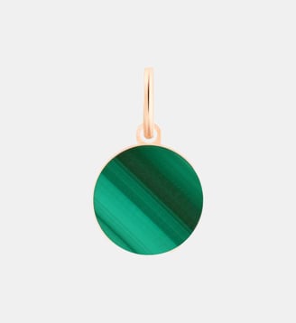 Pendentif - Mini Ever en or rose et malachite - Ginette Ny - Vert malachite