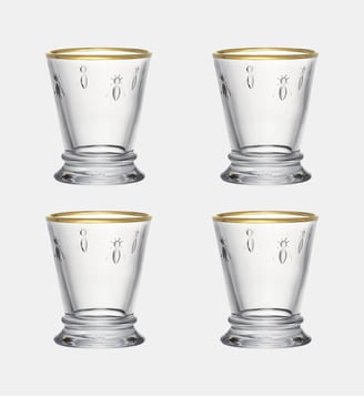 Lot de 4 gobelets  - La Rochère - Transparent