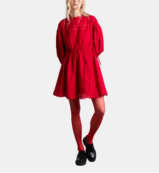 Robe courte évasée Clancy - Damson Madder - Rouge