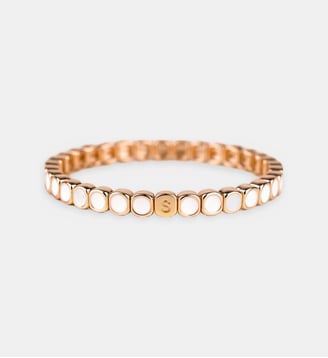 Bracelet facettes mini rondes - Simone à Bordeaux - Blanc