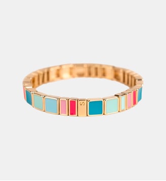 Bracelet facettes carrées serties - Simone à Bordeaux - Bleu