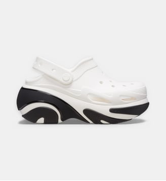 Sabots compensés Bubble Crush - Crocs - Blanc et noir