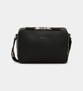 Sacoche caméra Chantaco en cuir - Lacoste - Noir