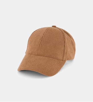 Casquette Mike en velours milleraies - Galeries Lafayette - Marron clair