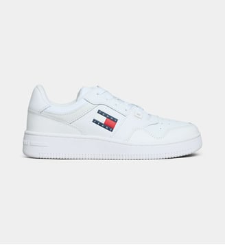 Baskets basses Retro en cuir - Tommy Hilfiger - Blanc