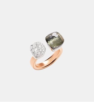 Bague Toi Et Moi -  Prasiolite et diamants  - Pomellato - Or rose