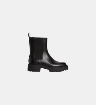 Boots chelsea en cuir - Calvin Klein - Noir