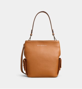 Sac seau Megalo2 Magda2 S cuir - Mac Douglas - Châtaigne
