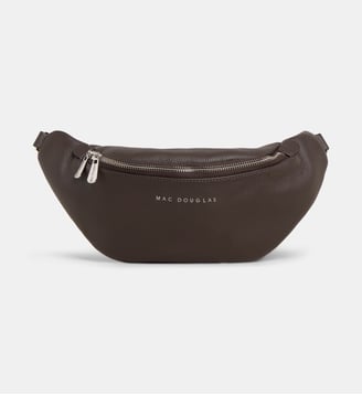 Sac banane Barbade Magda2 M cuir grainé - Mac Douglas - Moka