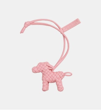Porte-clés de sac Dog - Bottega Veneta - Rose