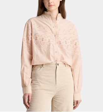 Chemise Paloma Brod en coton bio - Galeries Lafayette - Bois de rose