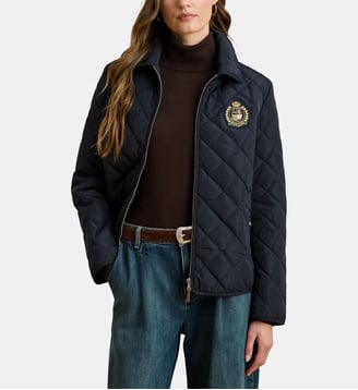 Doudoune matelassée  - Lauren Ralph Lauren - Bleu marine