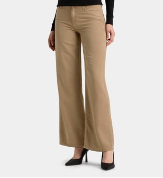 Jean Sexy Palazzo flare en denim - Guess - Camel