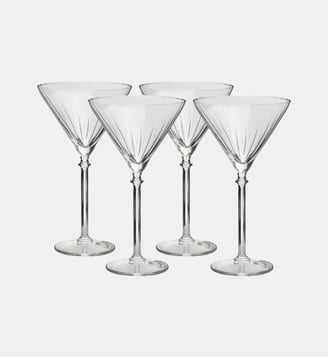 Lot de 4 verres à pied - Bonbistro - Transparent