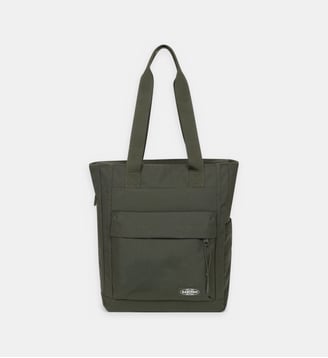 Sac à main cabas fermeture zippé signature - Eastpak - Kaki foncé
