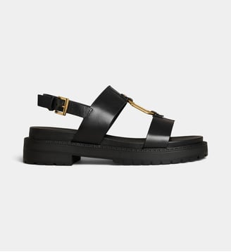 Sandales à talons Claryce en cuir - Cosmoparis - Noir