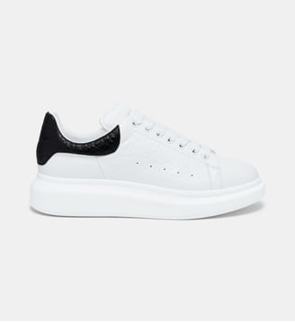 Baskets basses Oversized Trainer - McQueen - Écru et noir