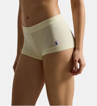Shorty signature en coton mélangé stretch - Polo Ralph Lauren - Jaune clair