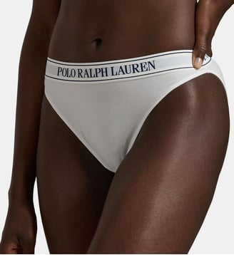 Culotte signature en coton mélangé stretch - Polo Ralph Lauren - Blanc