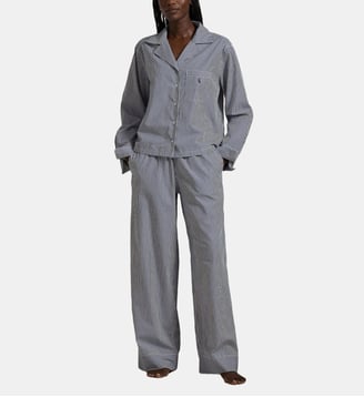 Ensemble de pyjama rayé en coton - Polo Ralph Lauren - Bleu et blanc