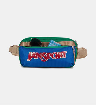 Sac banane Washington travertine - JanSport - Bleu et vert