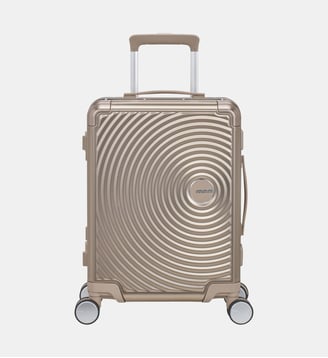 Valise rigide cabine spinner Soundbox 4R 55 cm - American Tourister - Doré
