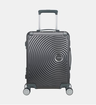 Valise rigide cabine spinner Soundbox 4R 55 cm - American Tourister - Gris foncé