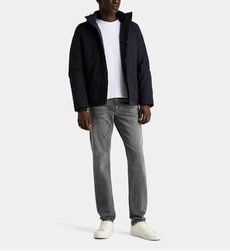 Parka Aurelio capuche - Geox - Bleu marine