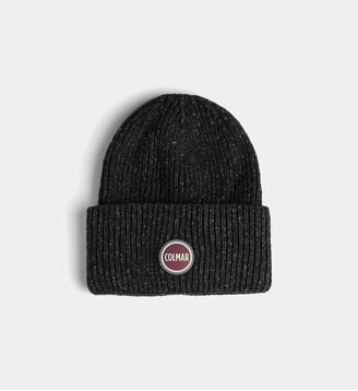 Chapeau bonnet en laine - Colmar - Noir