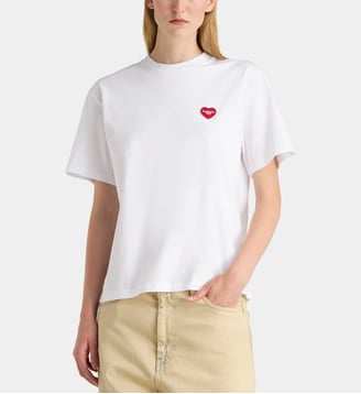 T-shirt W' S/S Heart II Hartt en coton bio - Carhartt WIP - Blanc