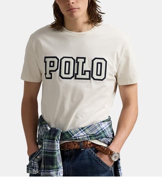 T-shirt droit signature - Polo Ralph Lauren - Écru